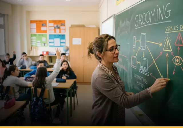 La DGE capacita a los maestros para que funcionen como la primera l�nea de defensa, detectando cambios de conducta o aislamiento en los alumnos.