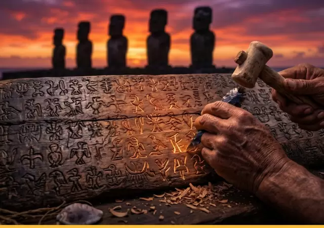 Con m�s de 400 signos diferentes, el sistema gr�fico de Rapa Nui sigue siendo uno de los grandes rompecabezas sin descifrar de la arqueolog�a.