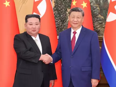 El presidente chino Xi Jinping visita Corea del Norte en plena tensi�n por una nueva planta nuclear de uranio.