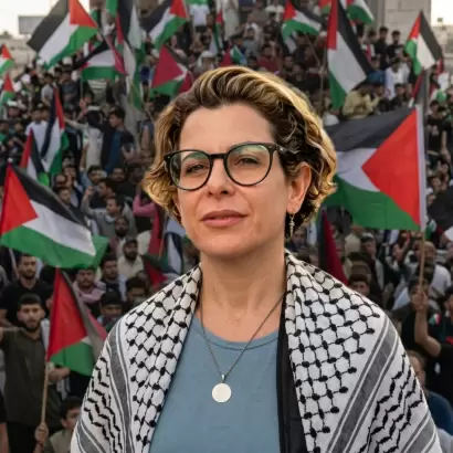 Dram�tico audio de la mendocina detenida en Libia al intentar llegar a Gaza.