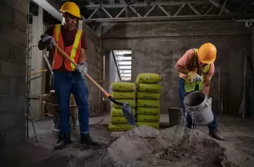La construcci�n cay� 4% mensual en abril.