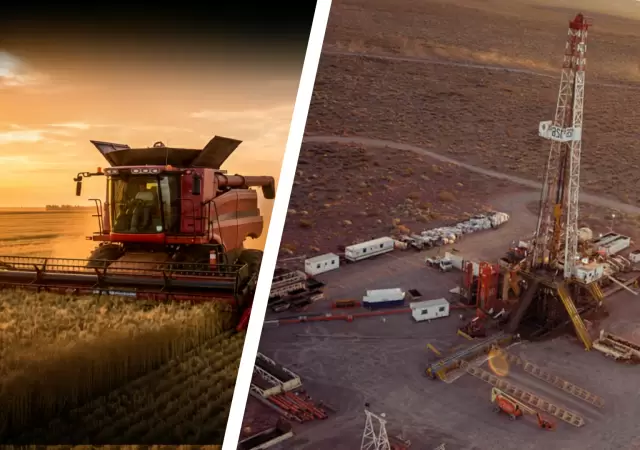 Vaca Muerta y la miner�a igualan al campo en generaci�n de d�lares