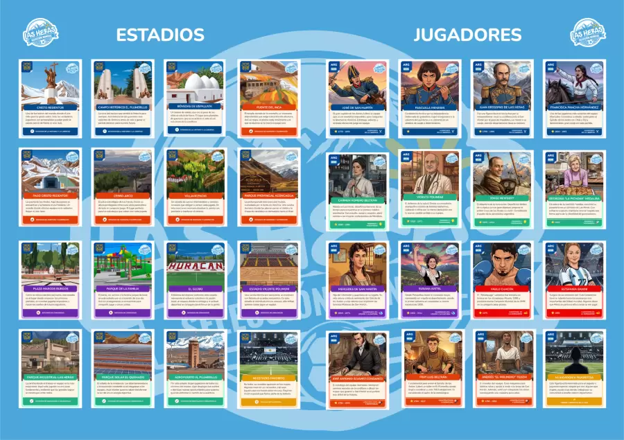 �lbum de figuritas en Las Heras: la propuesta para escuelas
