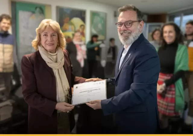 La rectora de la UNCuyo, Esther S�nchez, oficializ� la readhesi�n de la universidad al Pacto Global de Naciones Unidas hasta el a�o 2028.