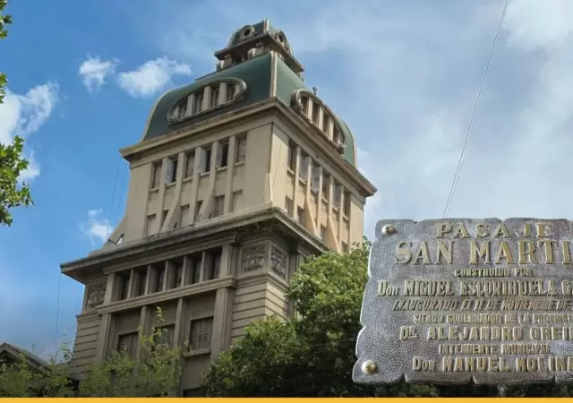 Impulsado por el bodeguero Miguel Escorihuela Gasc�n, el edificio marc� un antes y un despu�s en el desarrollo urbano de la provincia.