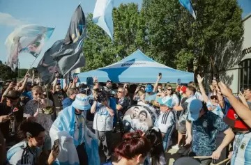 La impresionante marea argentina que sacudi� a Kansas City
