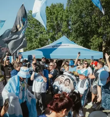 La impresionante marea argentina que sacudi� a Kansas City
