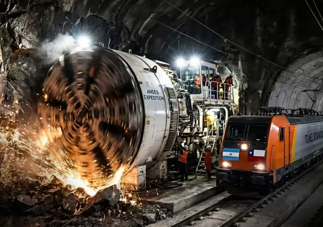 El renacer del Tren Trasandino: por qu� el cobre y la ecolog�a hacen posible la megaobra con Chile.
