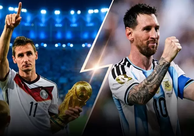 Lionel Messi igual� el r�cord hist�rico de goles de Miroslav Klose en Mundiales