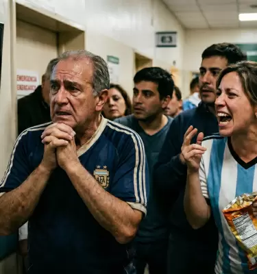 El riesgo oculto de infarto durante los partidos de la Selecci�n