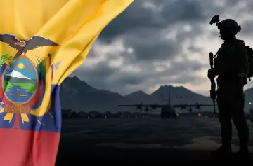 Daniel Noboa decret� el despliegue de tropas extranjeras con inmunidad judicial para combatir el narcotr�fico.