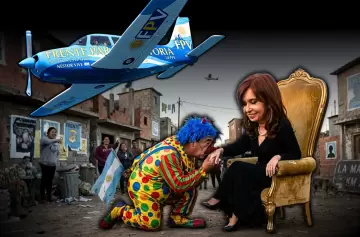El ins�lito vuelo sobre La Matanza: usan un avi�n con altoparlantes para pedir la absoluci�n de Cristina.