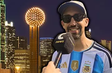 "Mejor que en Qatar": la locura de los argentinos que coparon Dallas para ver a la Selecci�n