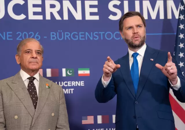 EE. UU. e Ir�n se re�nen finalmente en Suiza mientras Trump amenaza con volver a golpear con fuerza