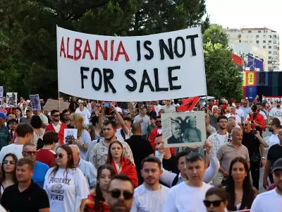 Crecen protestas en Albania contra proyecto ligado a Trump