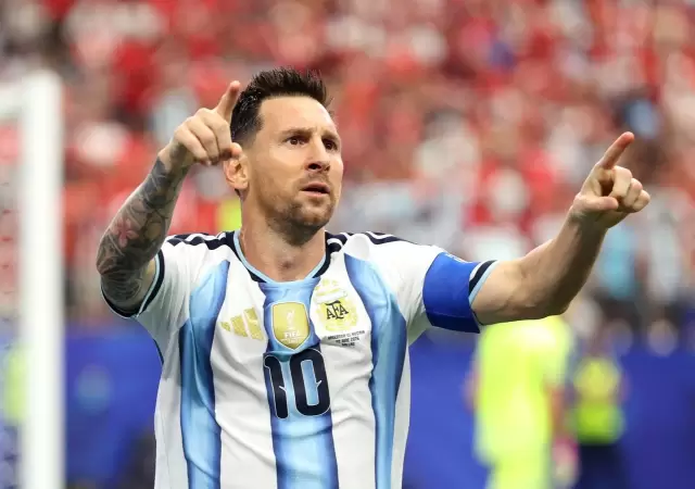 Messi y su podio mundialista