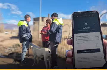 Funcionarios de la Direcci�n de Miner�a dialogan con vecinos de Uspallata para evaluar las necesidades de la comunidad ante los nuevos proyectos.