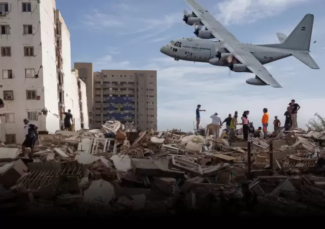 Milei envi� asistencia urgente a Venezuela.
