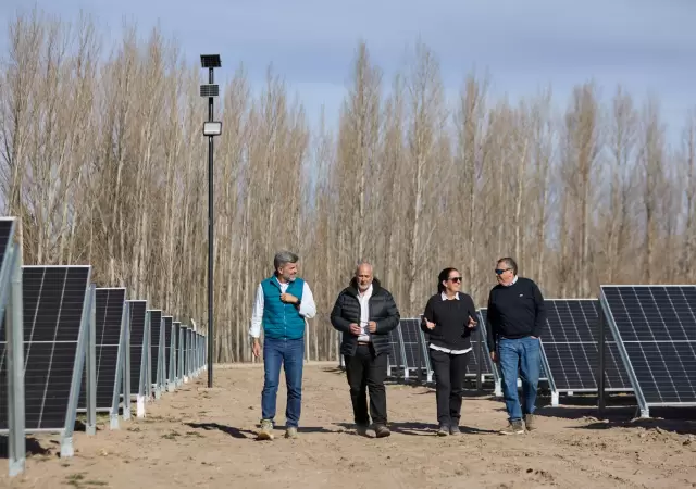 En el parque hubo una inversi�n de $410 millones, cuenta con 500 paneles solares de 550 watts pico,