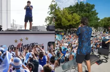 El l�der de Los Piojos sorprendi� a los hinchas de la Selecci�n Argentina en el Mundial 2026.