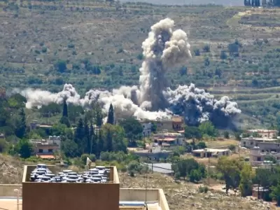 La ofensiva israel� avanza con bombardeos y drones sobre Beirut.