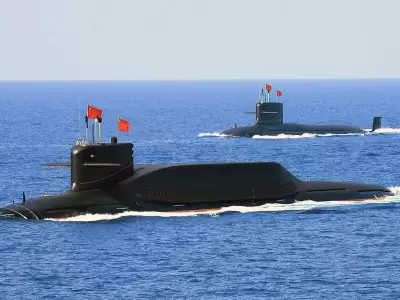 China lanz� un misil bal�stico al Pac�fico desde un submarino nuclear.