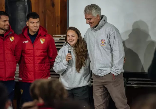 El campus de Estefan�a Banini en Villa Marista desafi� al fr�o y consolid� su proyecto de exportaci�n de talentos al f�tbol de Europa.