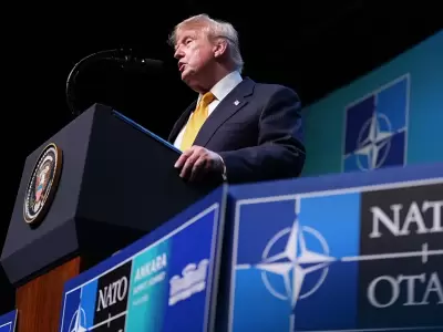 El presidente estadounidense, Donald Trump, lanz� un duro ultim�tum contra Teher�n durante la cumbre de la OTAN.