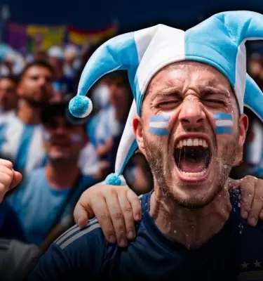 Por Malvinas, por el Diego: qu� se esconde detr�s de la obsesi�n argentina con el f�tbol en los momentos m�s dif�ciles.