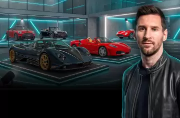 El garaje de Messi prioriza el confort familiar sobre los superdeportivos.