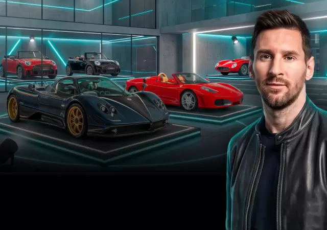 El garaje de Messi prioriza el confort familiar sobre los superdeportivos.