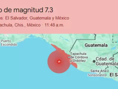 Terremoto de 7.4 sacude M�xico y Guatemala: Alerta de tsunami