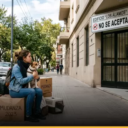 Apenas el 10% de los departamentos en el centro de Mendoza permite inquilinos con animales de compa��a.