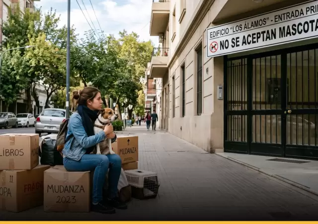 Apenas el 10% de los departamentos en el centro de Mendoza permite inquilinos con animales de compa��a.