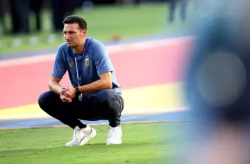 Scaloni dej� varios mensajes al cierre del partido