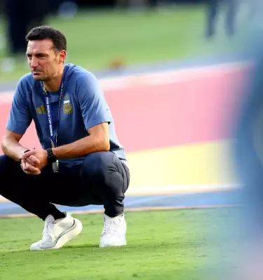 Scaloni dej� varios mensajes al cierre del partido