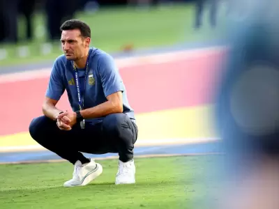 Scaloni dej� varios mensajes al cierre del partido