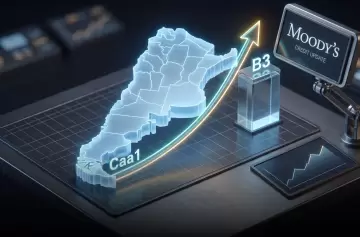 La calificadora Moody's elev� la nota de la deuda argentina tras destacar la estabilizaci�n econ�mica y el super�vit fiscal.