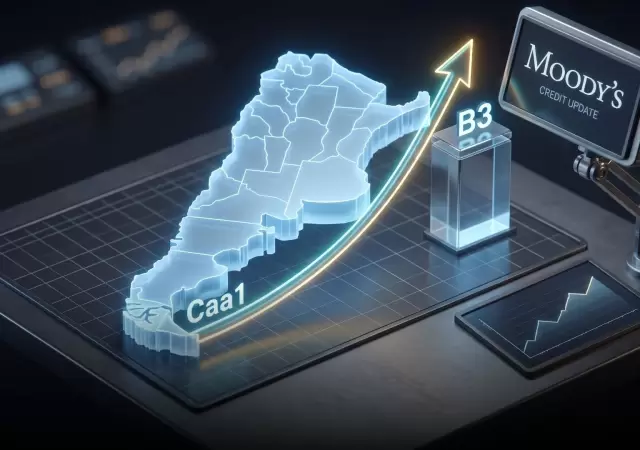 La calificadora Moody's elev� la nota de la deuda argentina tras destacar la estabilizaci�n econ�mica y el super�vit fiscal.