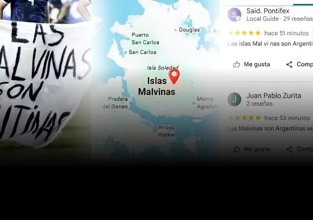 Invasi�n digital en Malvinas.