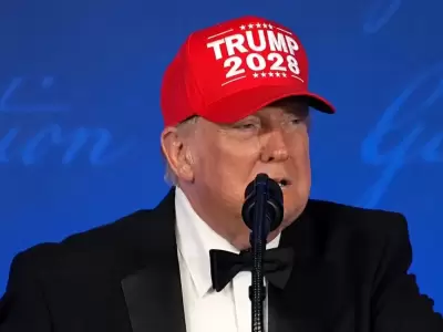 Trump luci� una gorra muy particular