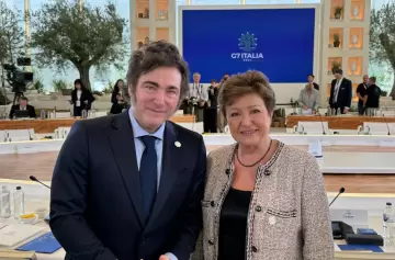 Kristalina Georgieva llega al pa�s con una agenda clave: reuni�n con el Presidente, visita a Vaca Muerta y la negociaci�n por US$ 850 millones.